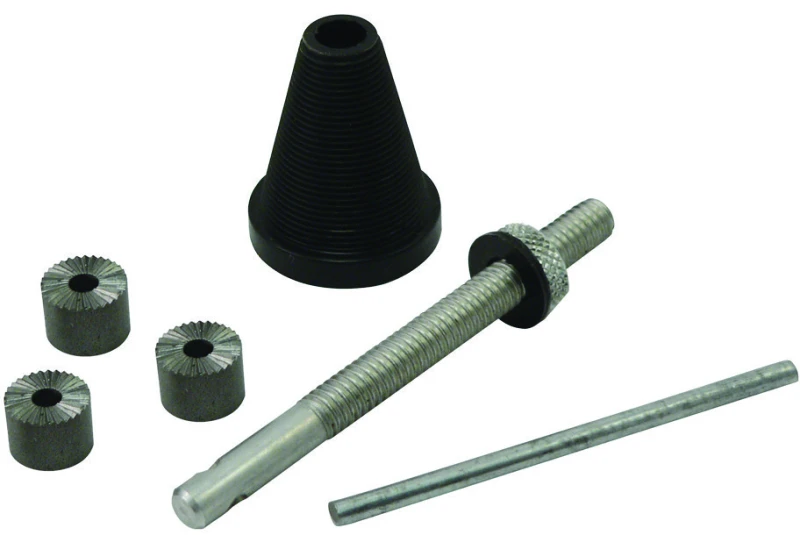 Faucet Reseater With Centering Adaptor And Three Hardened Steel Cutters