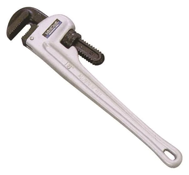 18-inch Aluminum Pipe Wrench, Model Jl401413l, Durable And Lightweight Design