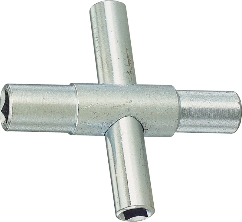 T1543l 4-way Silcock Key Wrench For 1/4, 9/32, 5/16, 11/32 In. Stems