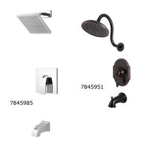 808-tmyy Hanover Single Handle Tub And Shower Faucet, Tuscan Bronze Finish