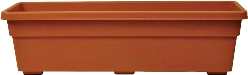 Pw2412tc 24-inch Terracotta Promotional Window Box Planter, Lightweight Plastic