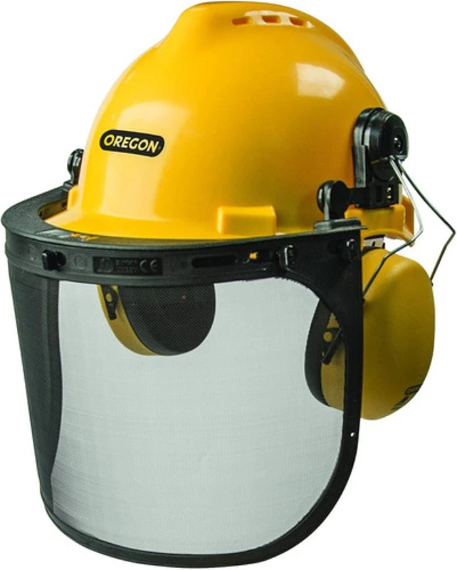 563474 High Impact-resistant Helmet/visor Safety Combo For Chainsaw Use