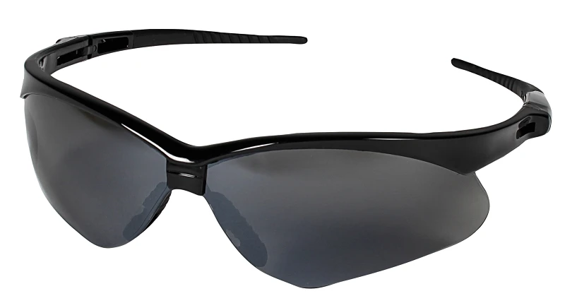 V30 Nemesis Safety Glasses With Smoke Lens And Black Frame