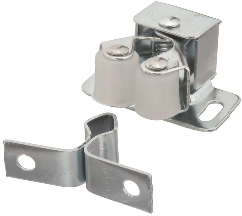 Double Roller Cabinet Catch, Zinc Plated, Model 710130