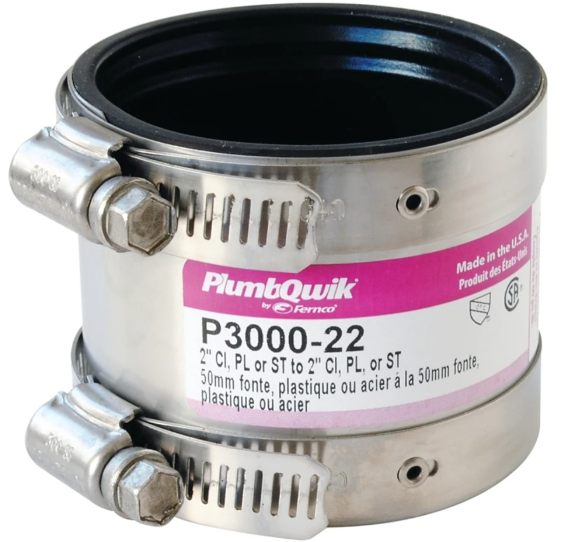 P3000-22 2 In. Proflex Shielded Specialty Couplings For Cast Iron And Plastic