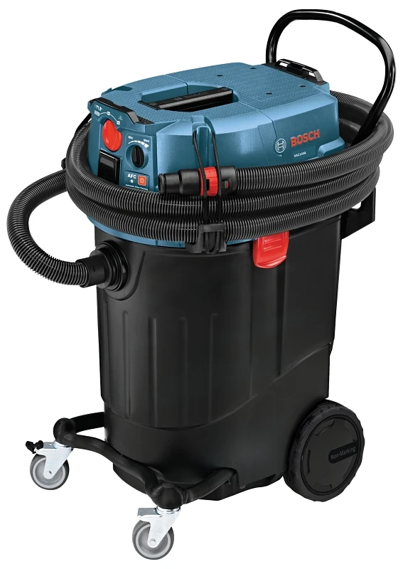14 Gallon Corded Wet/dry Dust Extractor Vacuum With Automatic Filter Clean And Hepa Filter