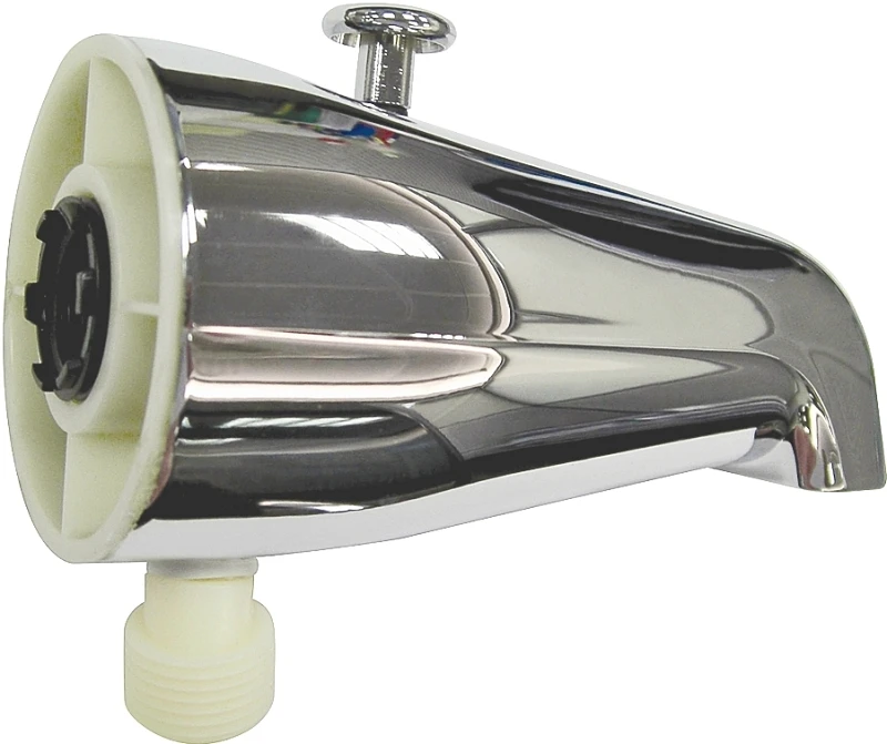 Pmb-048 Chrome Bathtub Spout With Diverter And Shower Outlet