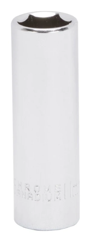 11mm Deep Socket 1/4 Drive 6 Point Chrome Vanadium Steel