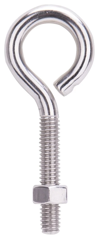 MINTCRAFT LR296 SS Eye Bolt with Nut, 5/16 x 3-1/4-Inch