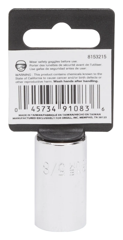 5/8 Inch 12 Point Standard Socket 1/2 Inch Drive Mt6515878