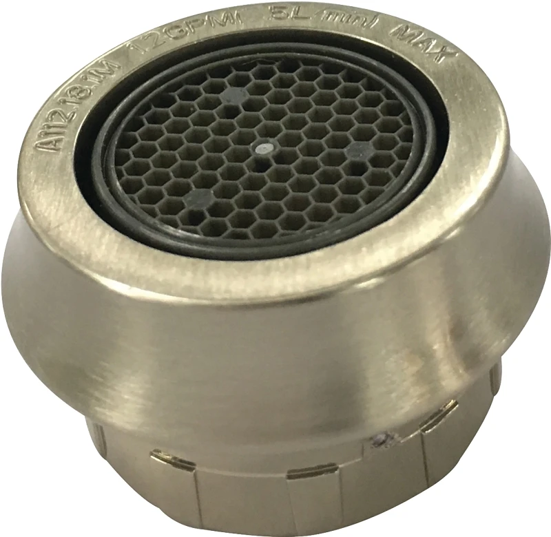 Faucet Aerator Female Brass Nickel Plated 1.2 Gpm Model A500157nnp-51