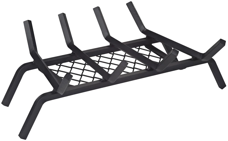 18 Inch Fireplace Grate With Ember Retainer, Model Ltfg-w18
