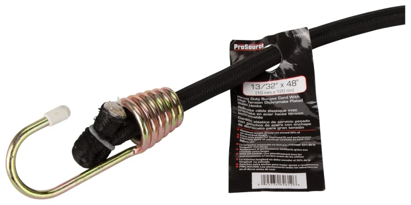 Mintcraft Fh64085-1 Heavy Duty Bungee Cord 10 Mmx48", Black (Pack of 6)