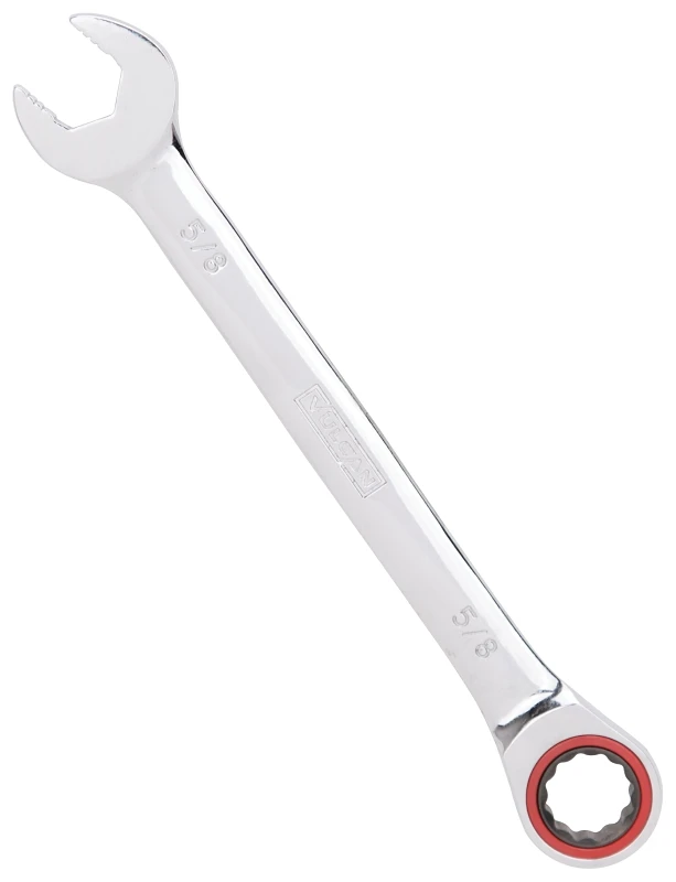 5/8-inch Ratcheting Combination Wrench, Model Pg5/8, Chrome Vanadium Steel