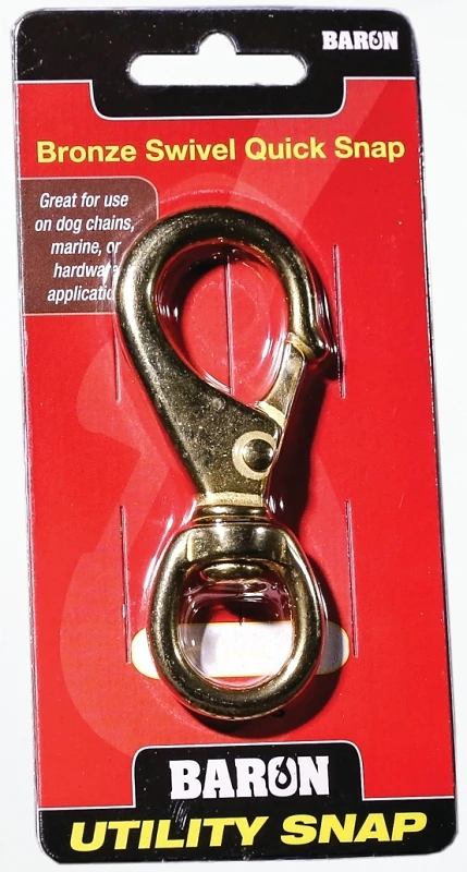 Quick Snap Bronze Roundeye Swivel 3/4 Inch C-251b-2