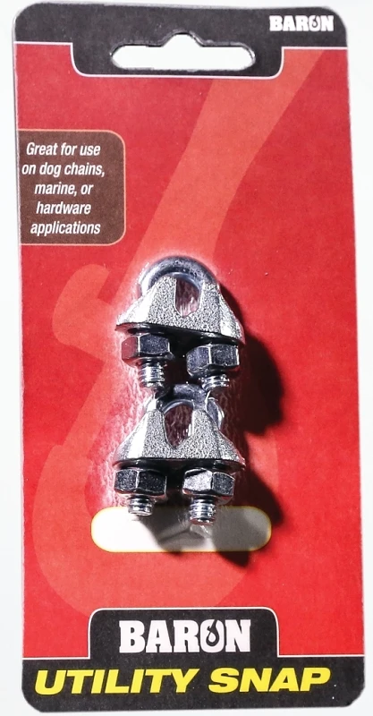 C-260-1/4 Wire Rope Clip, 1/4 In Opening, Malleable Iron Construction
