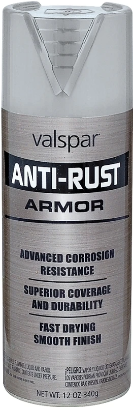 21956 Matte Nickel Anti-rust Oil Based Armor Spray Paint, 12 Oz, Pack Of 6