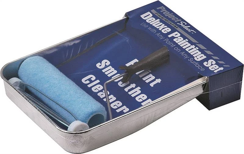 Linzer Products RS683 Metal Roller & Tray Set 4 Pieces