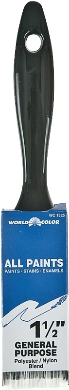 1.5-inch Poly/nylon Varnish Paintbrush Model 1825 For Paints And Stains