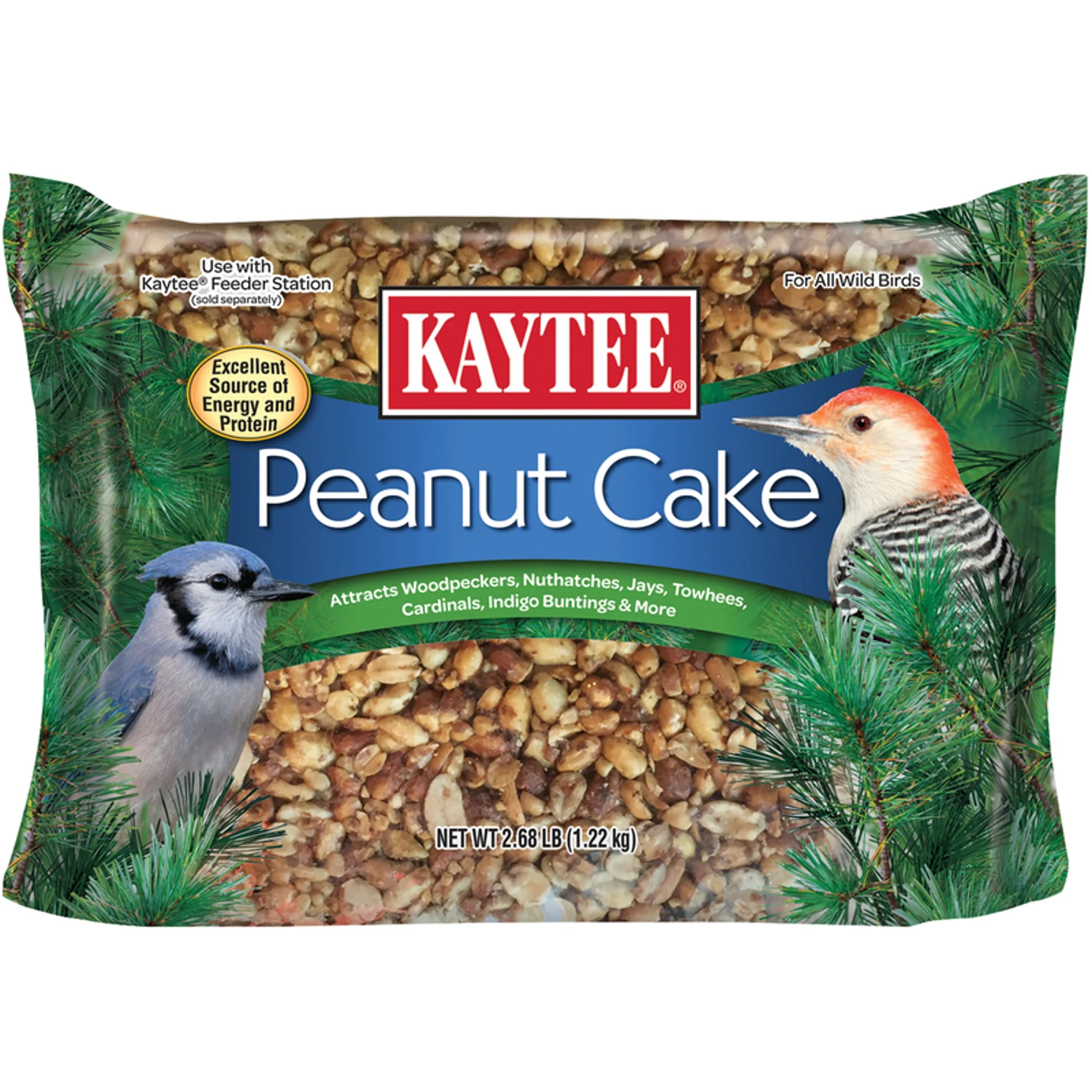 Songbird Shelled Peanuts Peanut Cake 2.68 Lb - Wild Bird Food