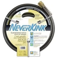 75' X 5/8-inch Neverkink Commercial Garden Hose With Brass Fittings