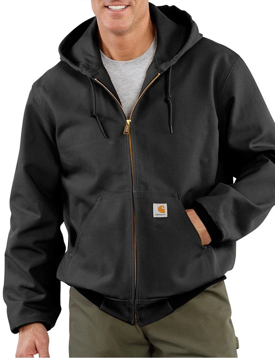 Men's Thermal Lined Duck Active Jacket - Xxl Tall - Carhartt Brown