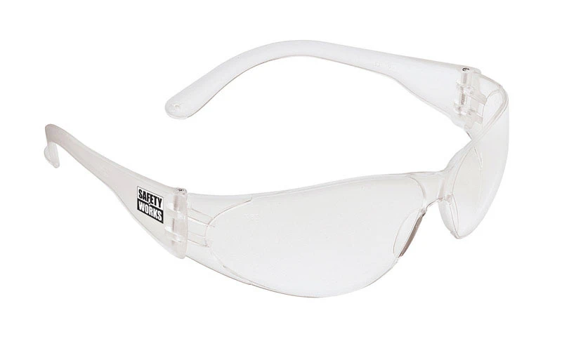 MCR Safety Checklite Safety Glasses Clear Lens Clear Frame 1 pc.