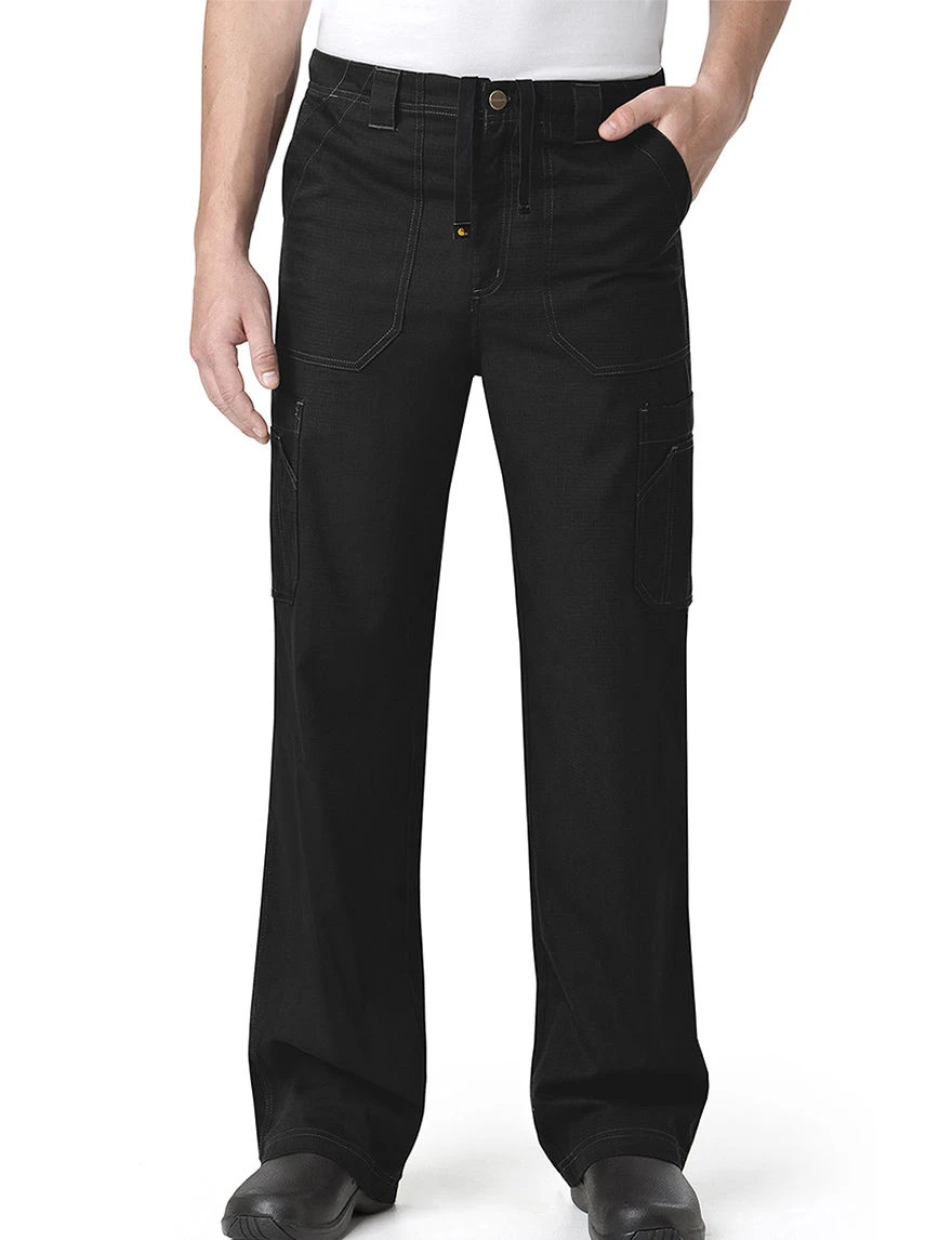 Men's Ripstop Multi-cargo Scrub Pant, Black, Size Small