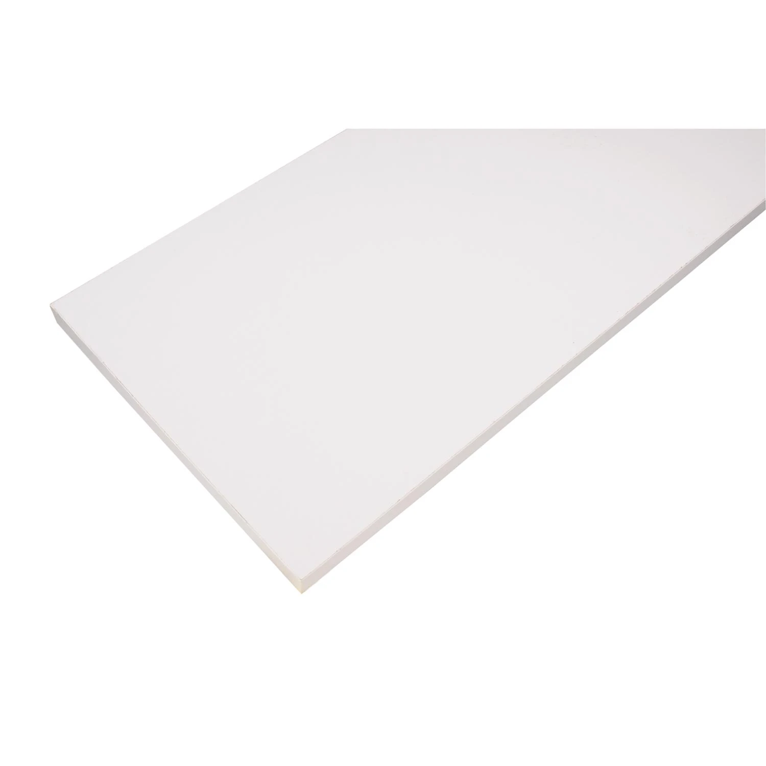 5/8 In. H X 24 In. W X 10 In. D White Laminated Wood Shelf Board