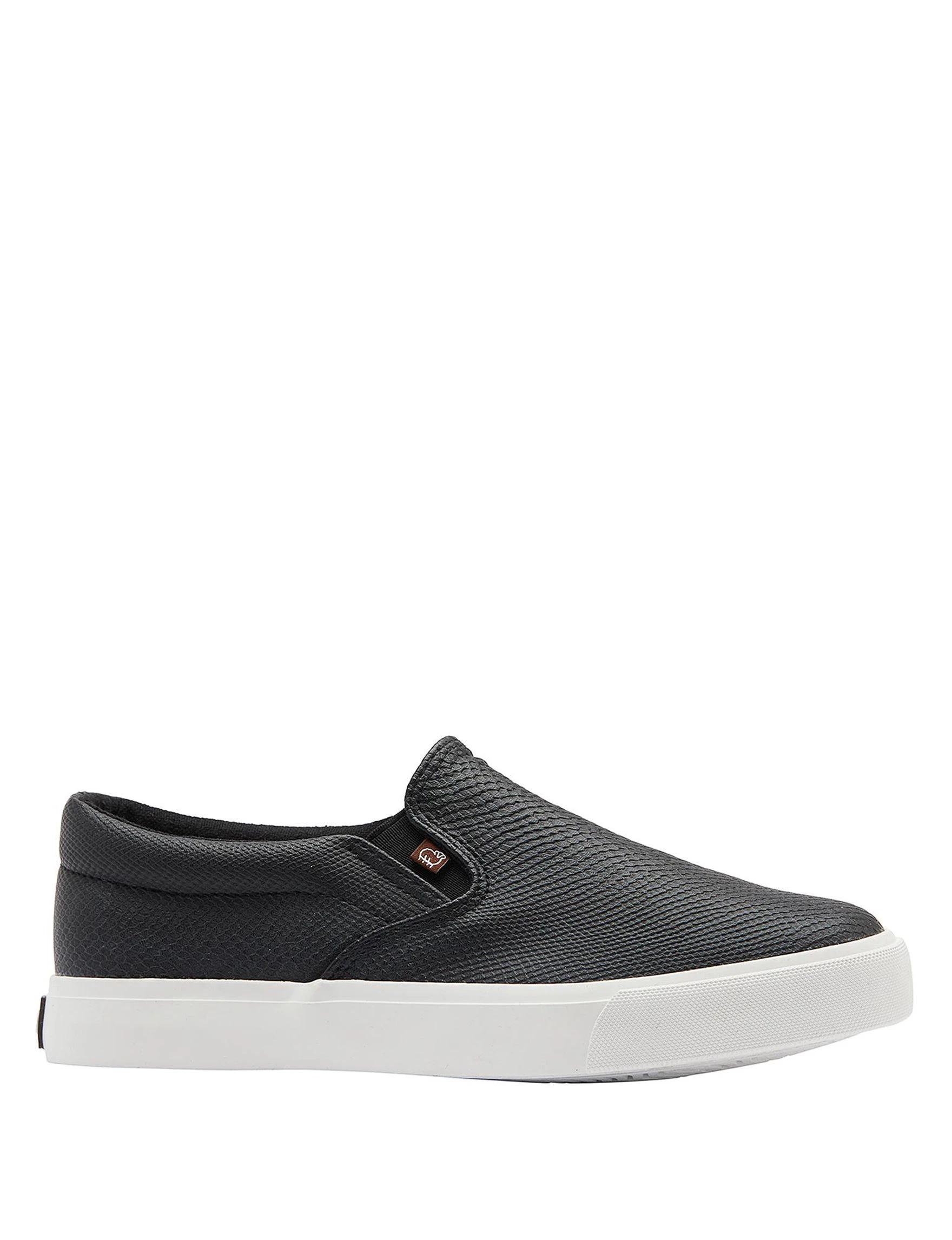 Piper Women's Slip-on Sneakers, Black Snake, Size 7