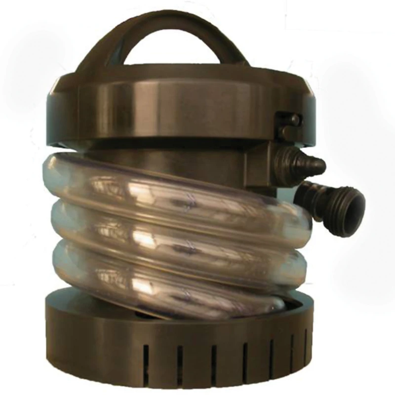 Eco-flo 1/55 Hp Thermoplastic Switchless Battery Utility Pump - Lightweight & Portable