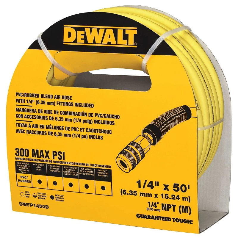 50 Ft. X 1/4 In. Premium Hybrid Polymer Blend Air Hose Dwfp1450d
