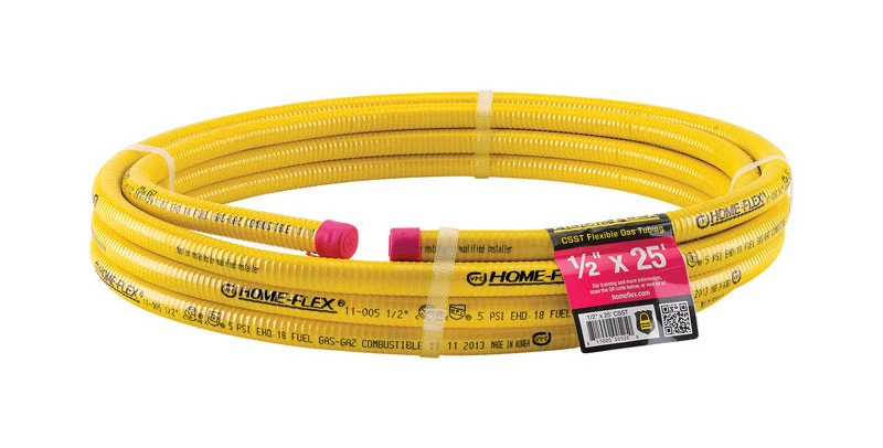 1/2 In. X 25 Ft. L Stainless Steel Csst Gas Tubing