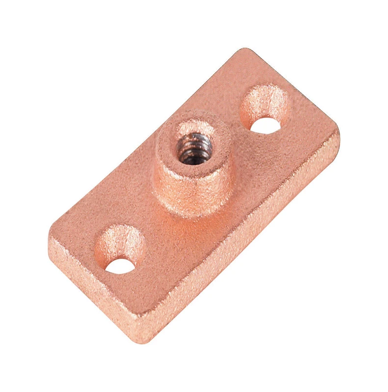 Copper Plated Malleable Iron Ceiling Flange 1/2 Inch Model 2002-d-c
