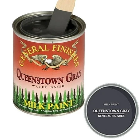 Queenstown Gray Milk Paint Pint - Interior/exterior Satin Finish