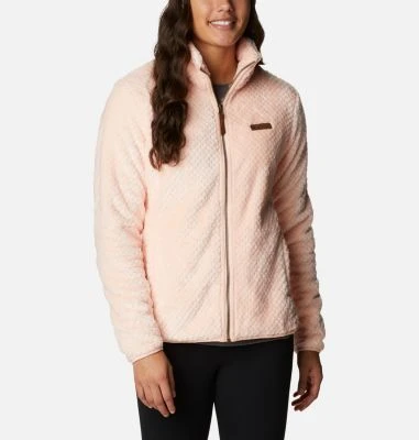Women's Fire Side Ii Sherpa Full Zip Fleece Jacket - Large, Orange