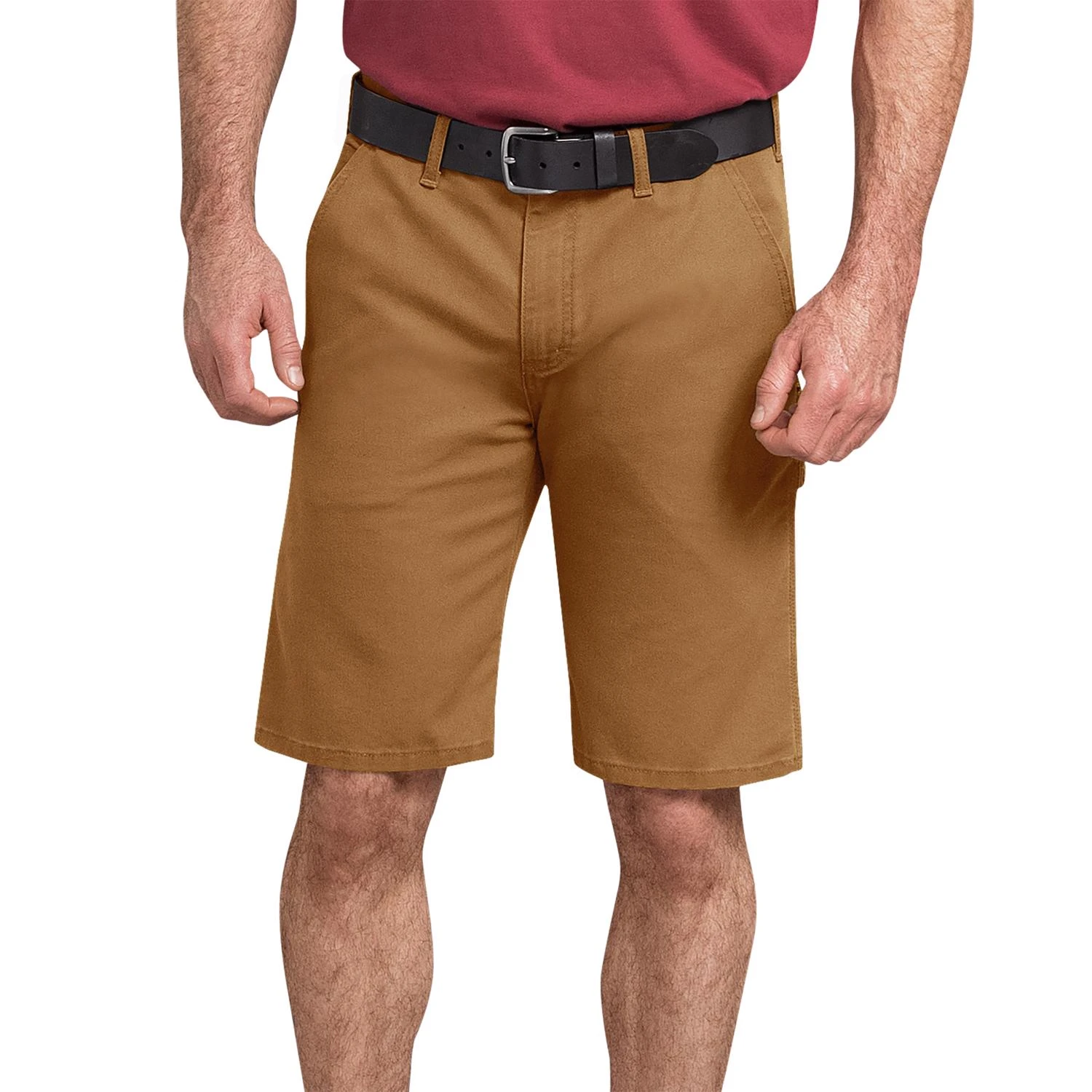 Men's Dickies TOUGH MAX Duck Carpenter Shorts, Size: 34, Brown