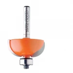 Cove Router Bit with 1/4 Inch Shank and 1/2 Inch Radius Cutting Edge