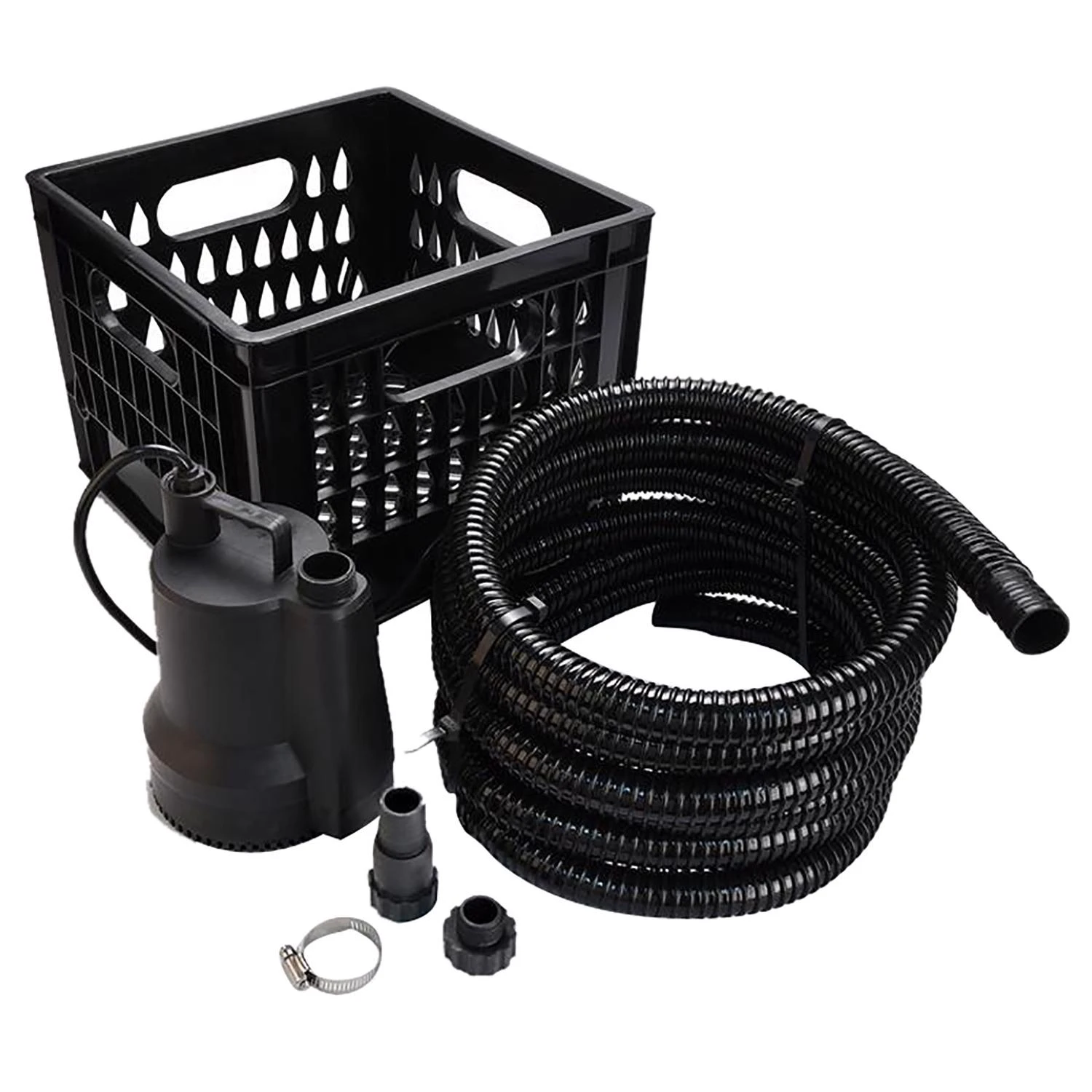 Eco-flo 1/4 Hp 1980 Gph Thermoplastic Switchless Bottom Ac Utility Pump Sup55kit