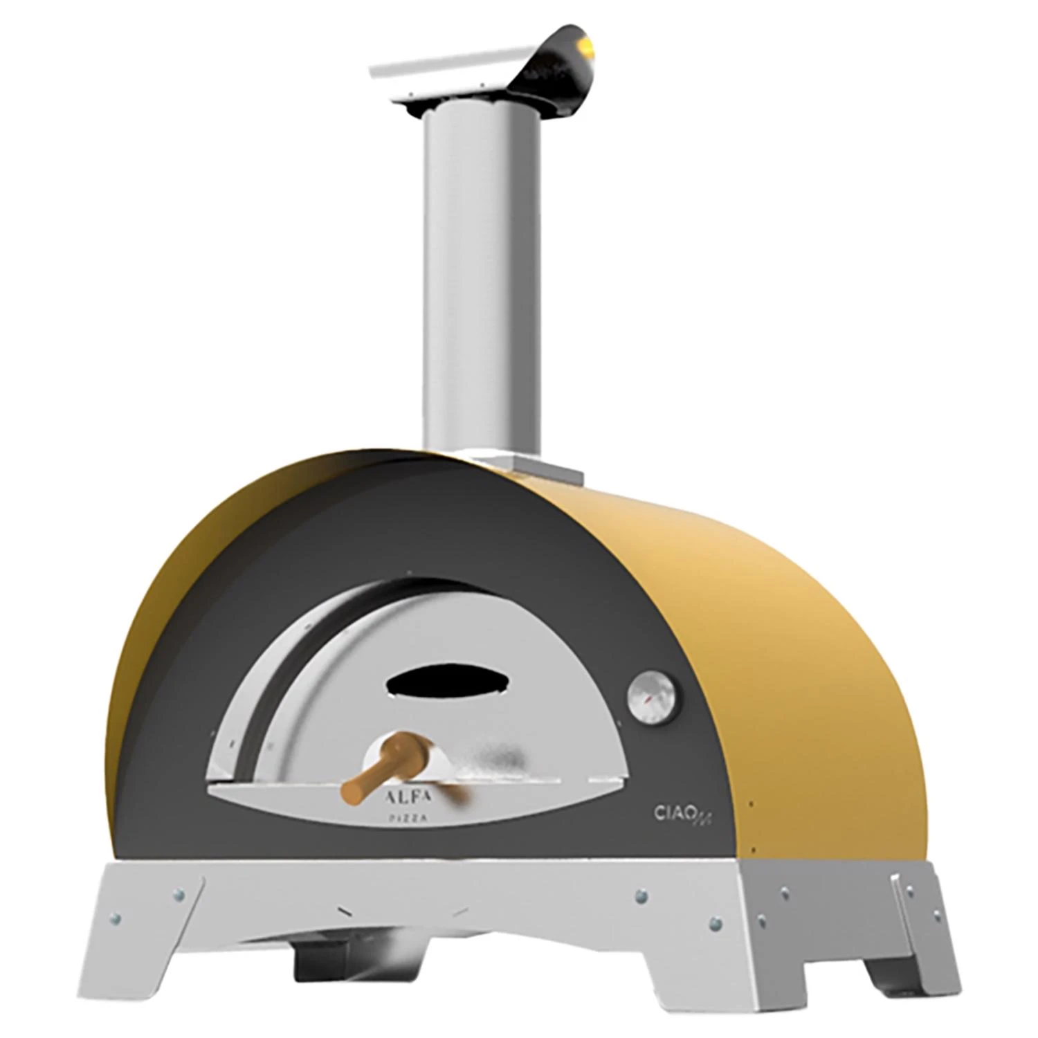 36 In. Wood Ciao Outdoor Pizza Oven With Ceramic Fiber Insulation