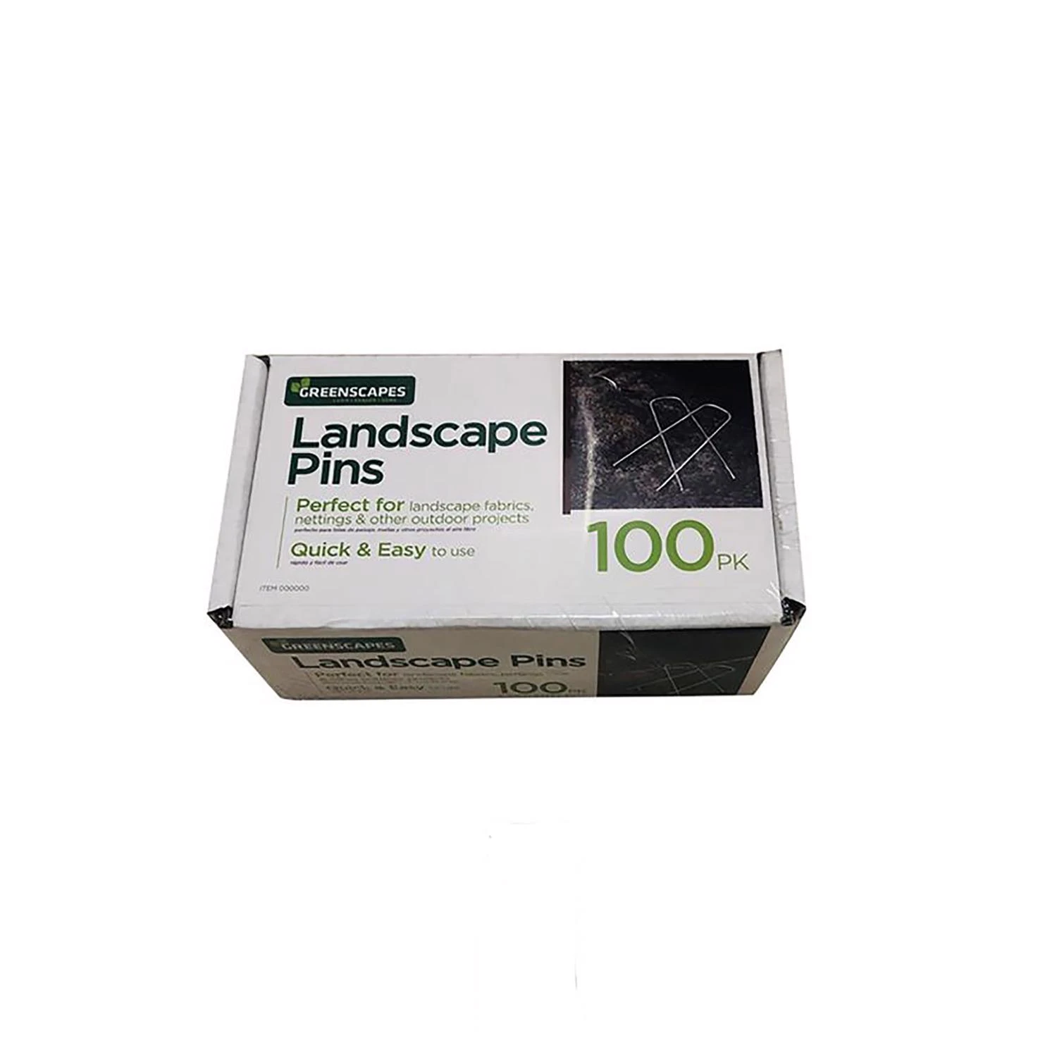7024634 1 x 4.5 in. Fabric Garden Staples - Pack of 100