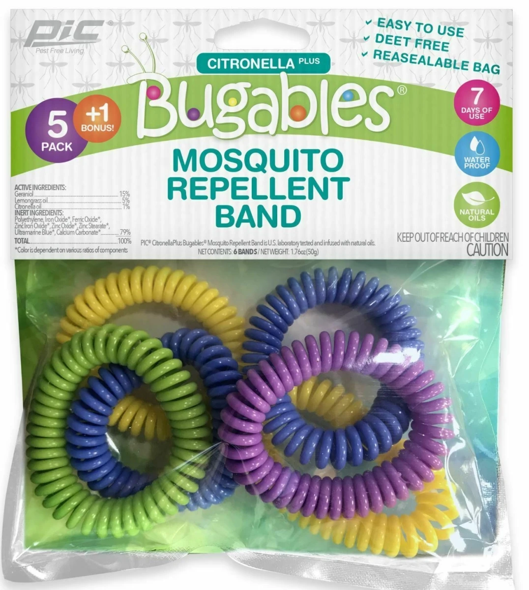 Citronella Mosquito Repellent Bands, 6-Pk.