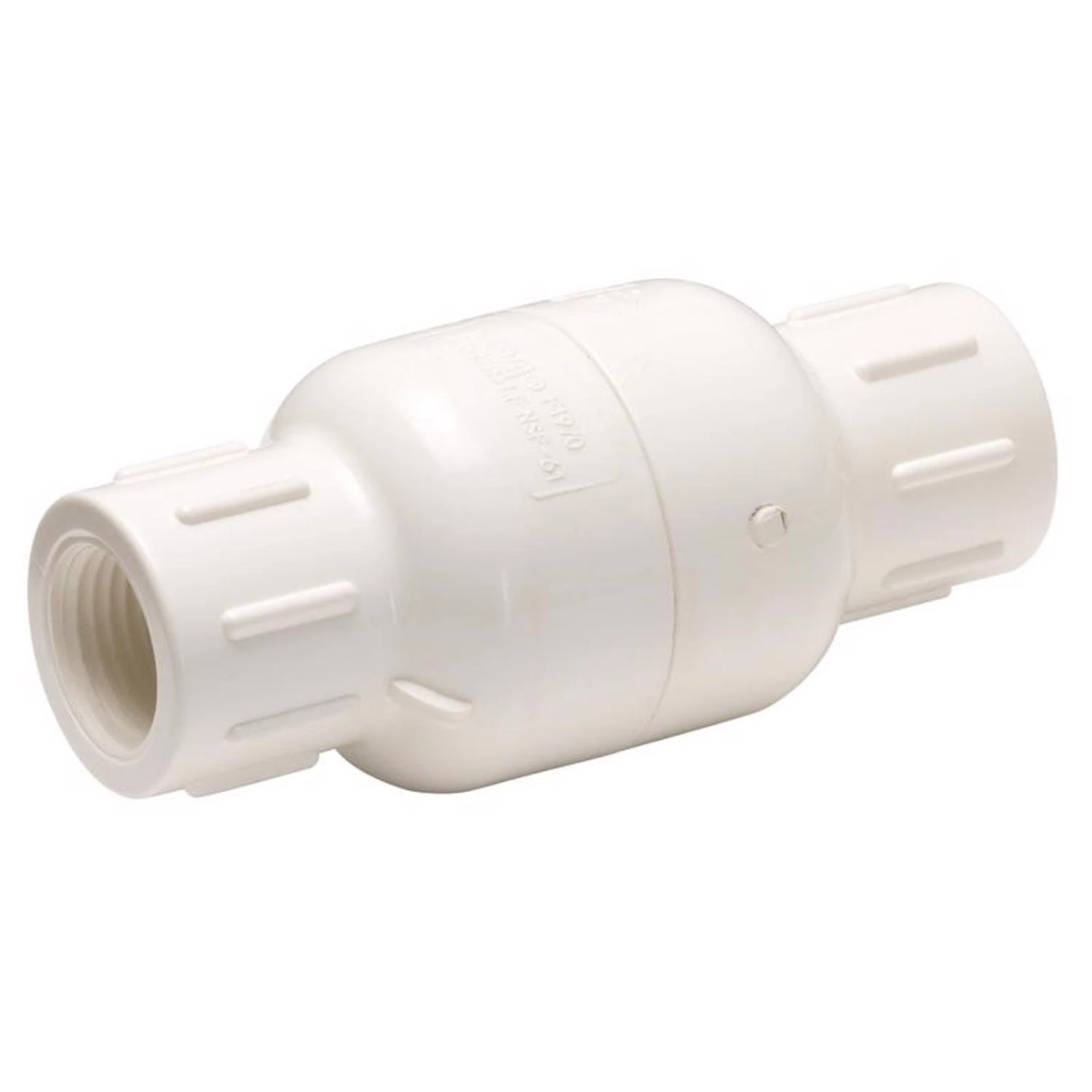 1-1/4 In. D X 1-1/4 In. D Fip Pvc Spring Loaded Check Valve