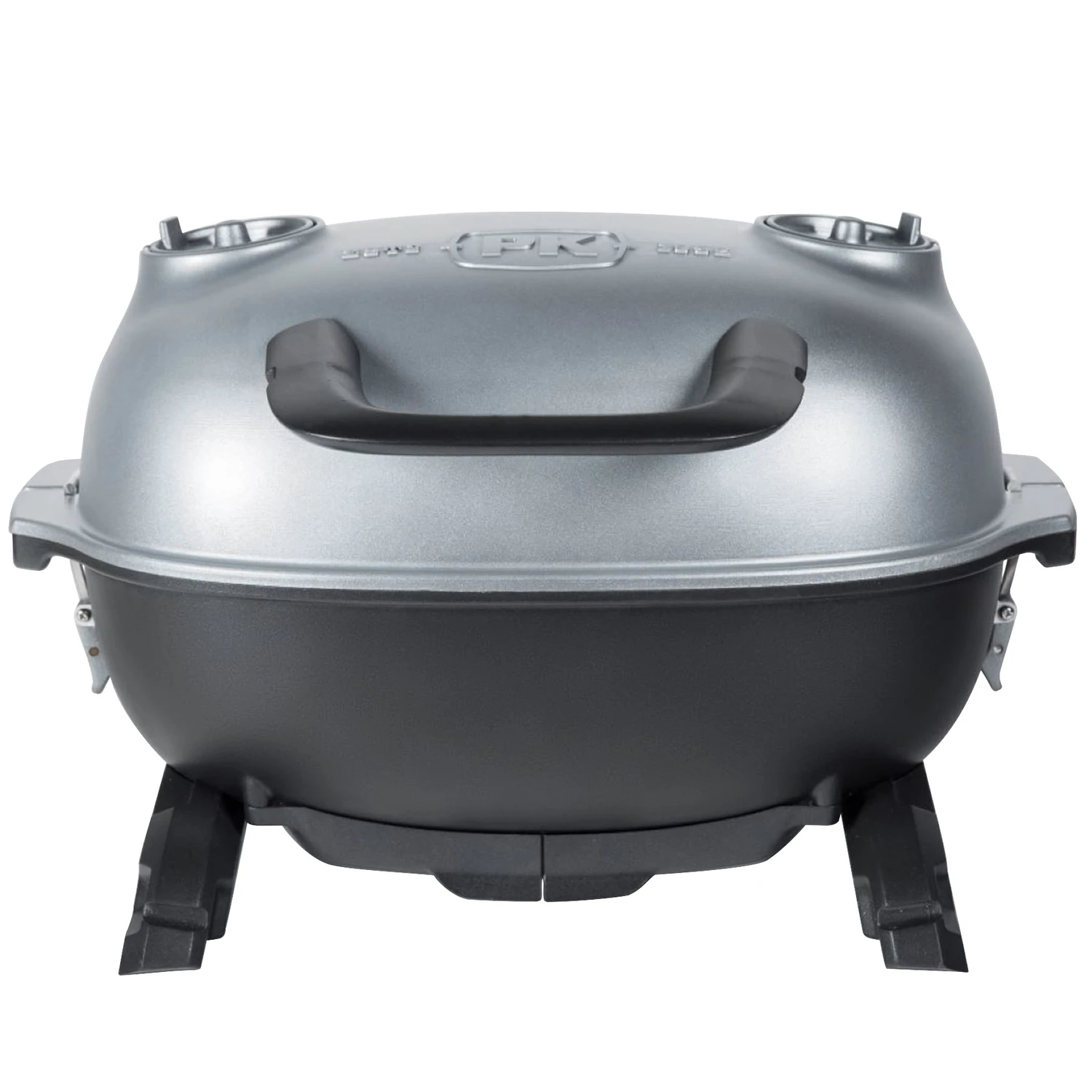 17 In. Pkgo Charcoal Grill And Smoker With Flipkit - Silver