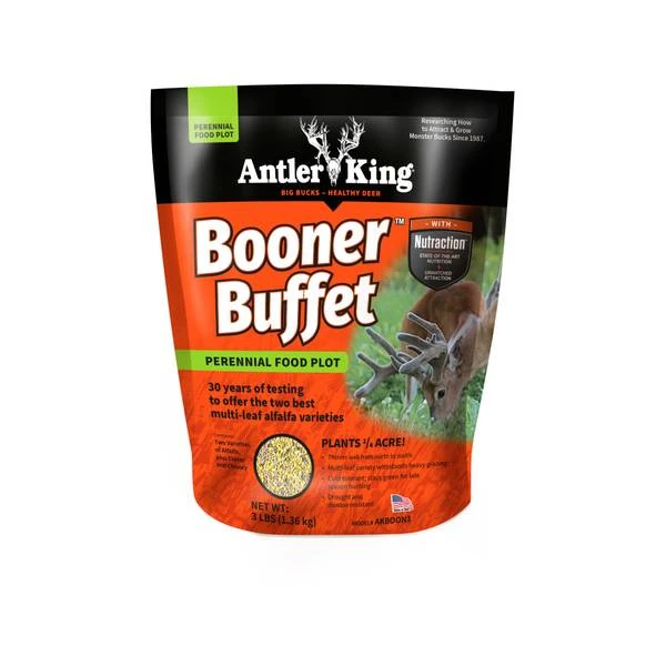 Booner Buffet Food Plot Seed 3lb For 1/4 Acre Planting