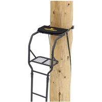 Classic 15' One-person Ladder Treestand With Padded Armrests & Backrest