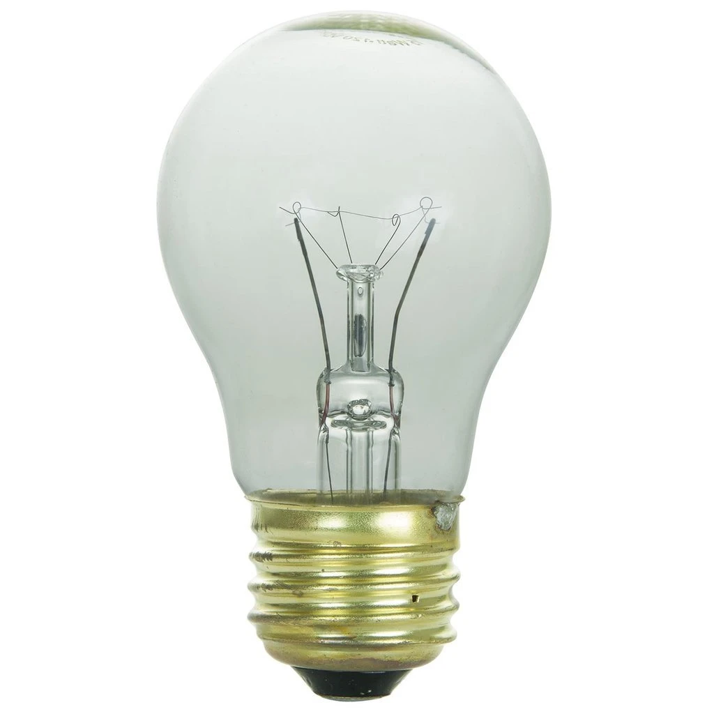 SUNLITE 40w A15 120v Medium Base Clear Bulb 02055 Appliance Light Bulb