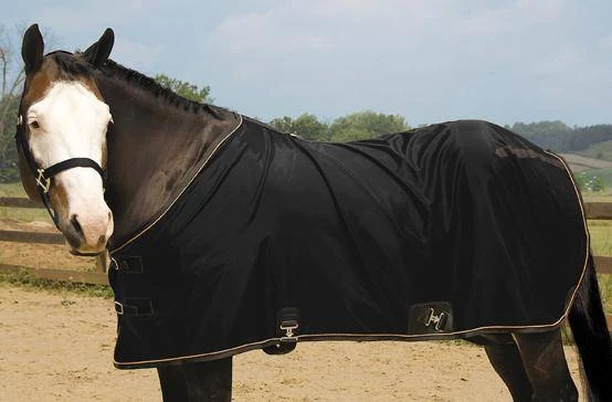 NYLON STABLE SHEET 76" BLACK
