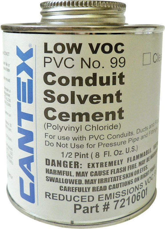 8 Fl Oz Pvc Conduit Solvent Cement For Rigid Electrical Applications