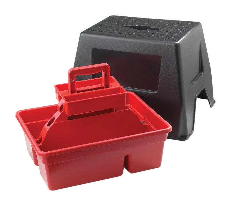 Duratote 14 In. H X 16.13 In. W X 20 In. D Plastic Stool And Tote Box